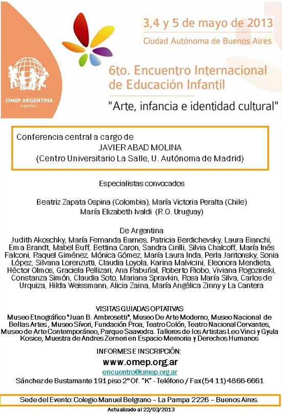 Educaci&oacute;n Infantil