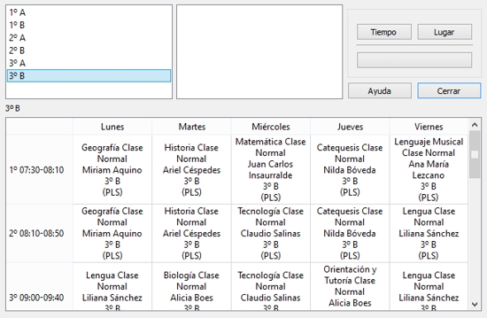 Horario
