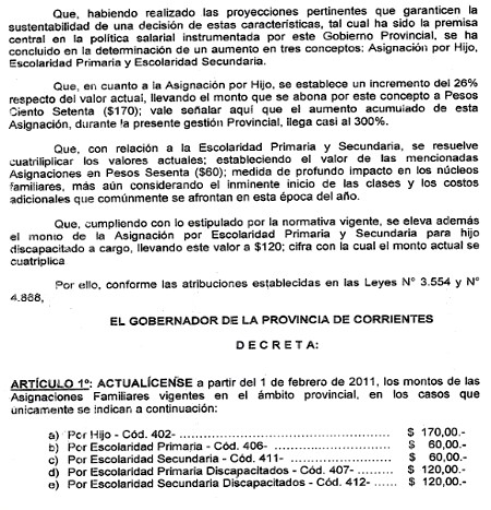 Asignaciones Familiares