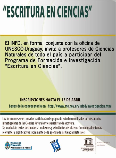 Escritura en Ciencias